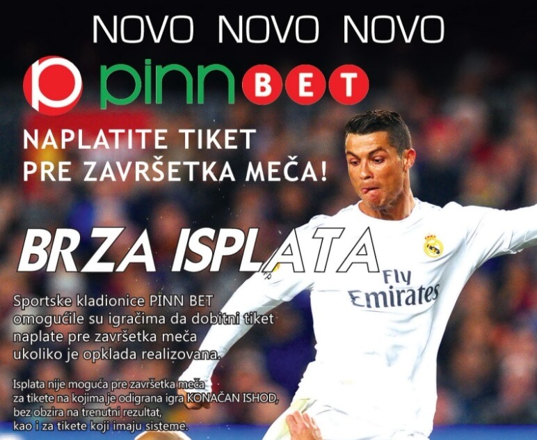 Pinn Bet naplati tiket pre završetka meca