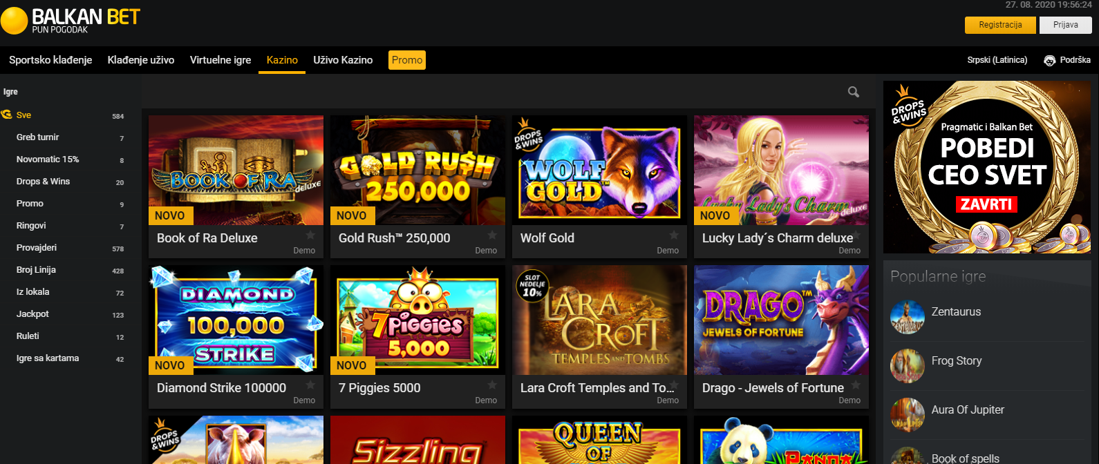 jogos de casino online grátis