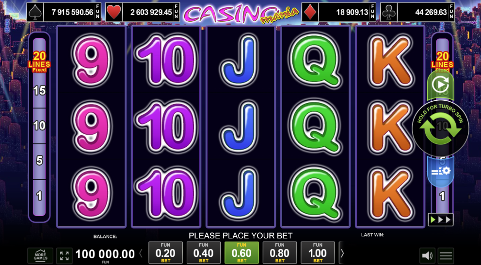 Casino Mania slot igra