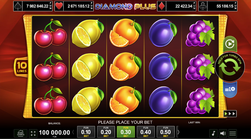 Diamond Plus slot igra