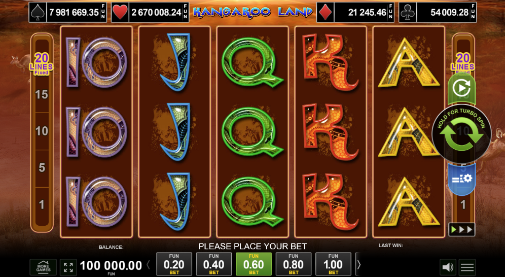 Kangaroo Land slot igra