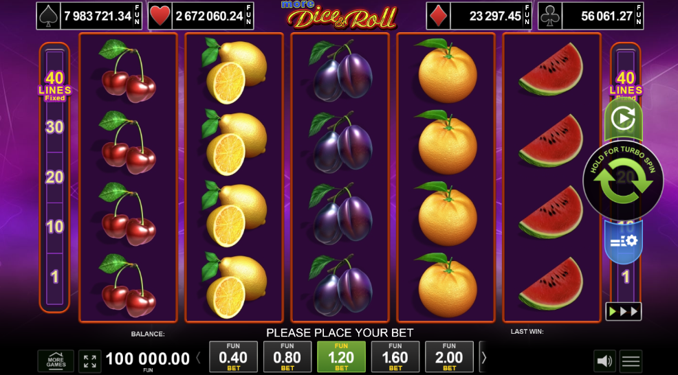 More Dice and Roll slot igra