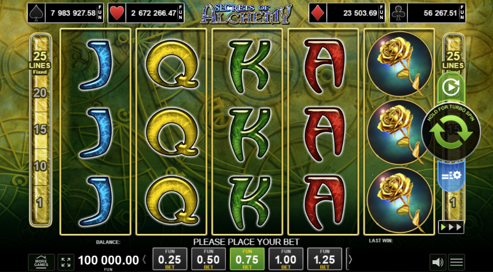 Secrets of Alchemy slot igra