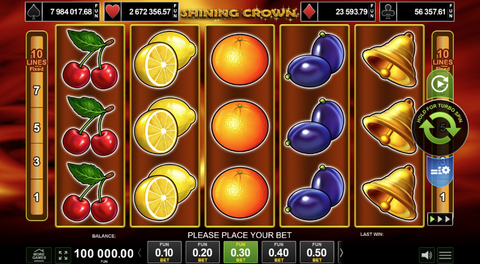 Shining Crown slot igra