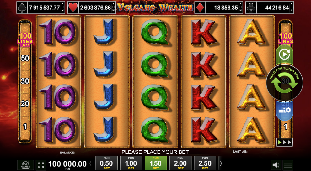 Volcano Wealth slot igra