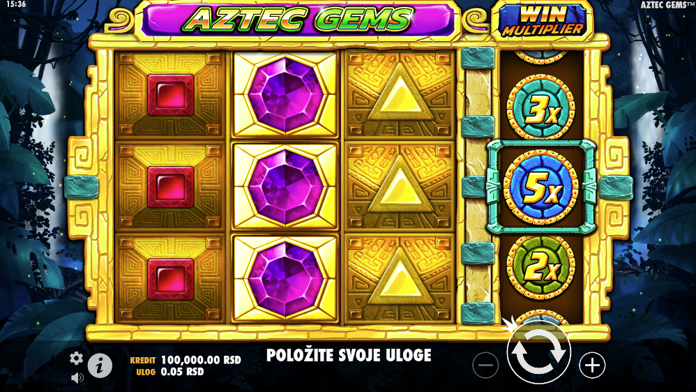 Aztec Gems slot igra