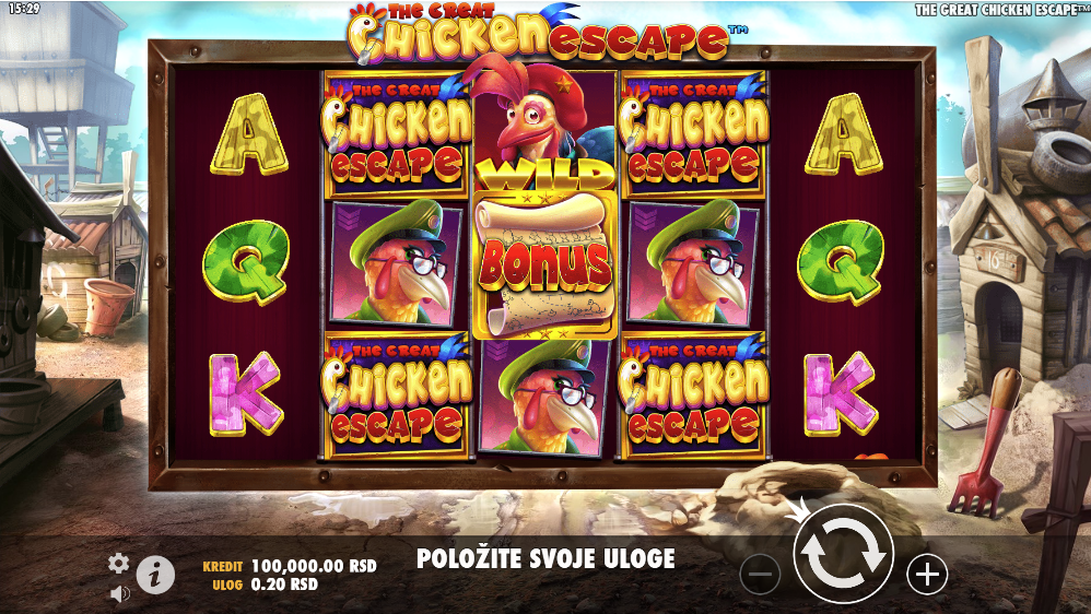 The Great Chicken Escape slot igra