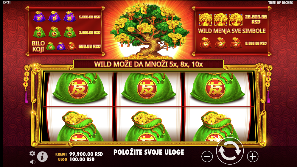 Tree of Riches slot igra