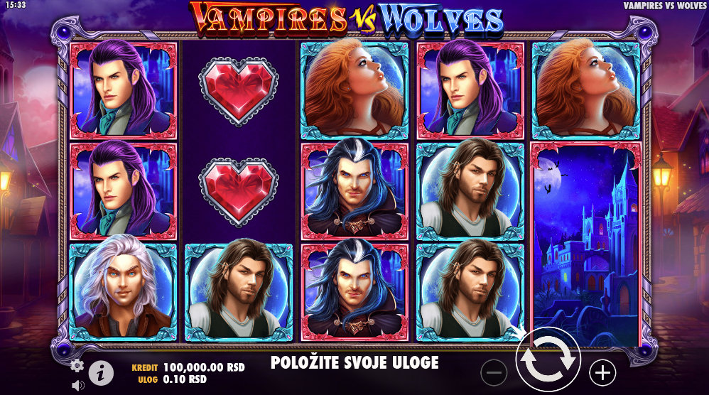 Vampires vs Wolves slot igra