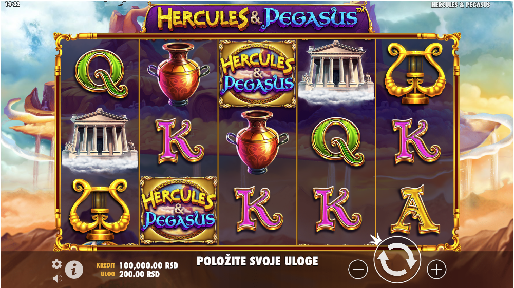 Hercules and Pegasus slot igra