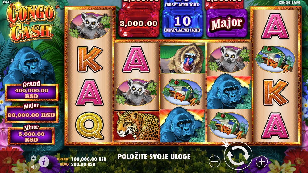 Congo Cash slot igra