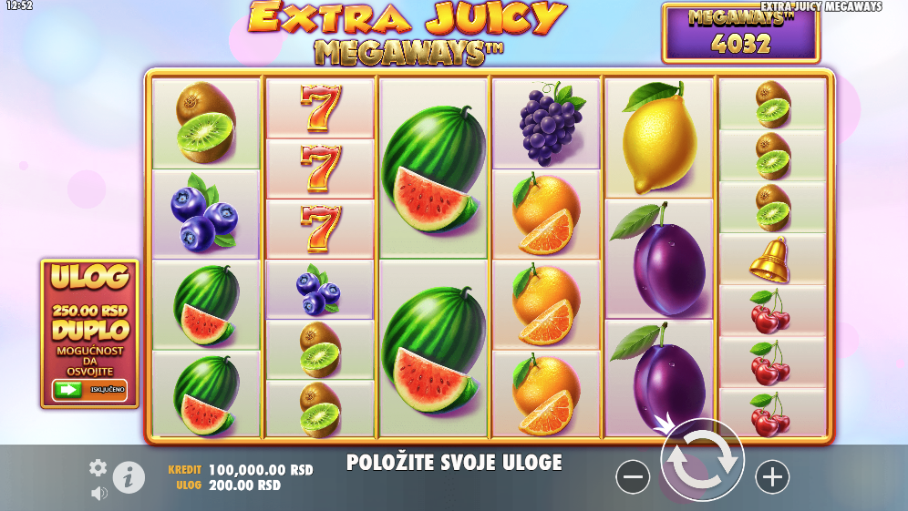 Extra Juicy Megaways slot igra