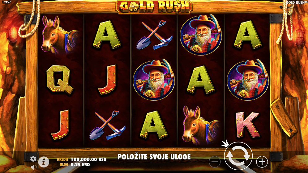 Gold Rush slot igra