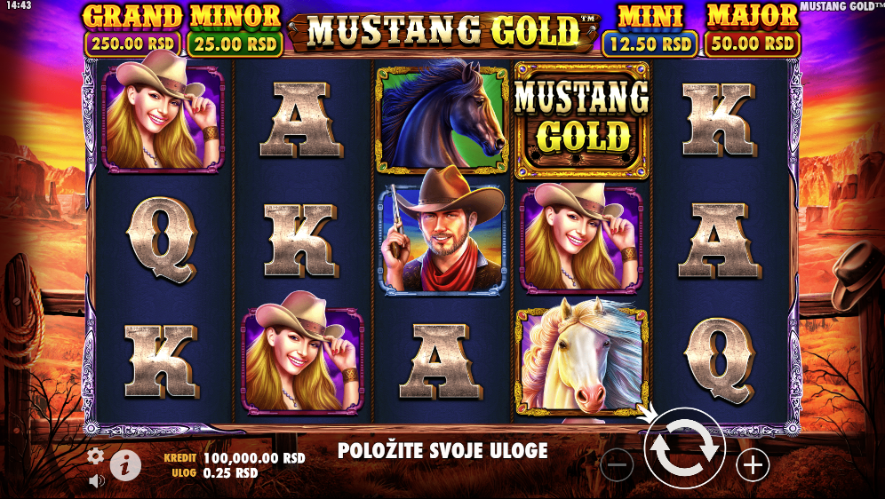 Mustang Gold slot igra