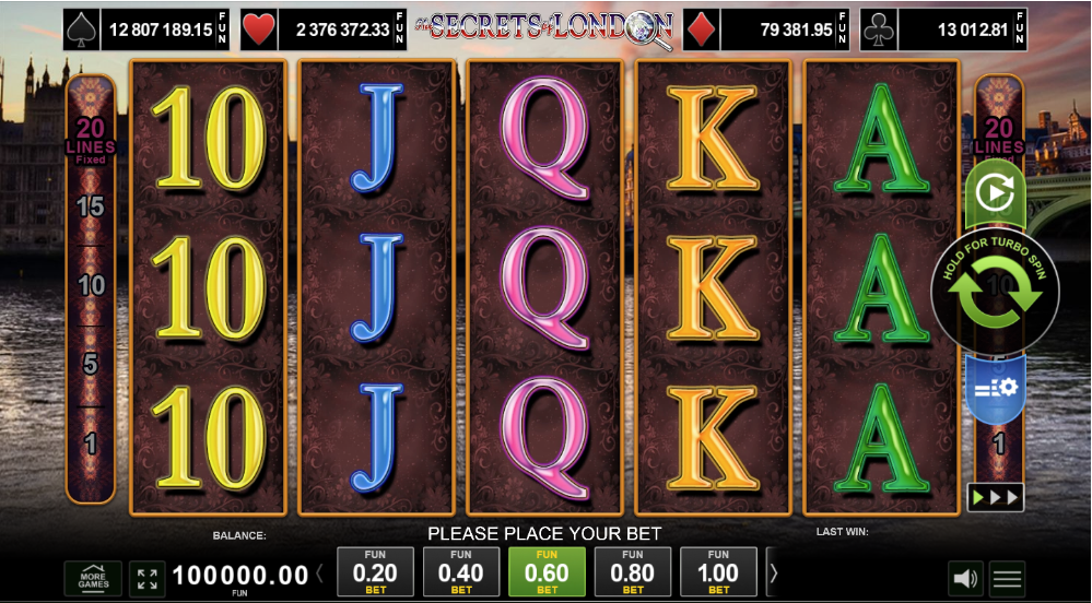 The Secrets of London slot igra