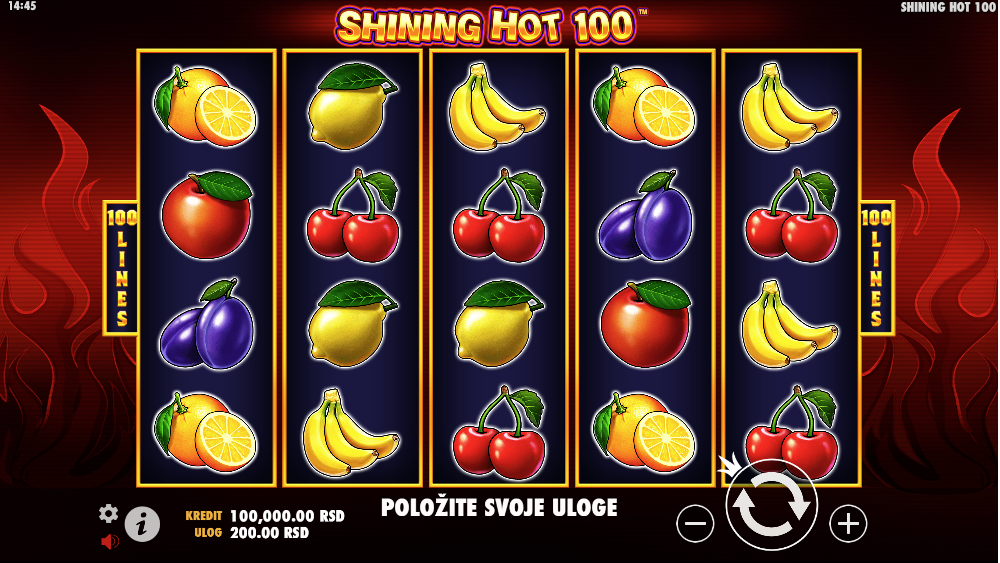 Shining Hot 100 slot igra